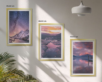 Billedvæg inspiration Bjerge, vand, smukke landskaber
