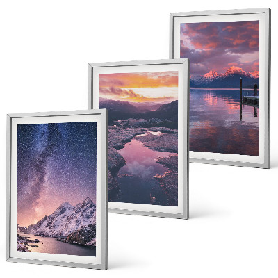 Billedvæg inspiration Bjerge, vand, smukke landskaber