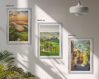 Billedvæg inspiration Italienske landskaber flodgade