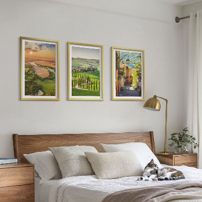 Billedvæg inspiration Italienske landskaber flodgade