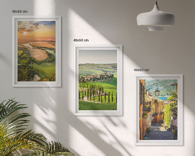 Billedvæg inspiration Italienske landskaber flodgade