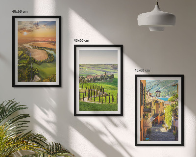 Billedvæg inspiration Italienske landskaber flodgade