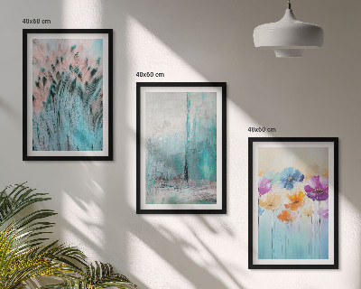 Billedvæg inspiration Pastelblomster baggrundsmønstre