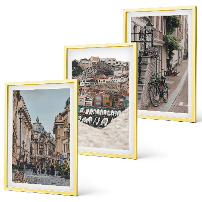 Billedvæg inspiration De charmerende gader i byens havn