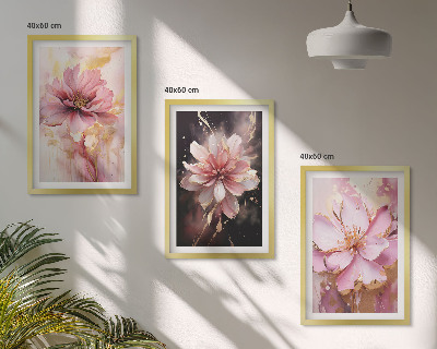Billedsæt til soveværelset Blomsterkompositioner af roser og hvide