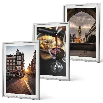 Billeder bymotiv London triptykon med ramme