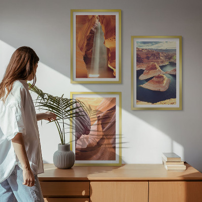 Billedsæt til soveværelset Vandfald i kløften