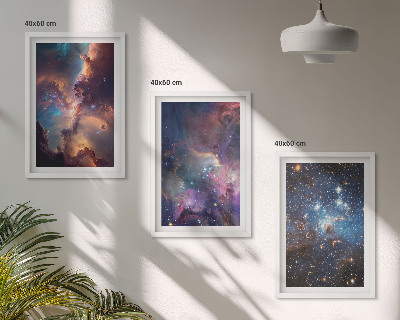 Billedvæg inspiration Kosmiske stjernebilleder