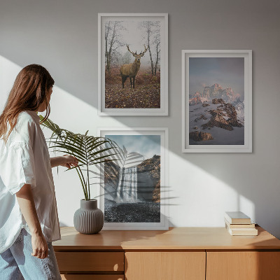 Billedvæg inspiration Vilde bjerglandskaber