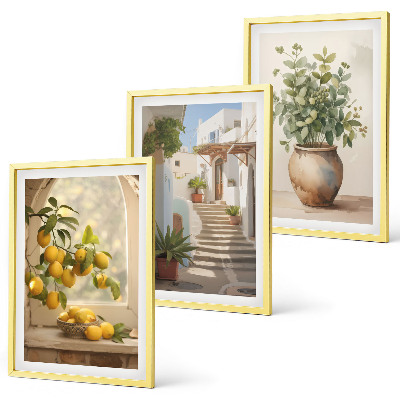 Billedvæg inspiration Citroner i en plantevase