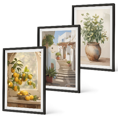 Billedvæg inspiration Citroner i en plantevase