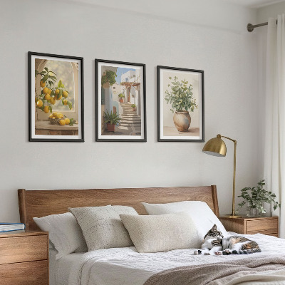 Billedvæg inspiration Citroner i en plantevase