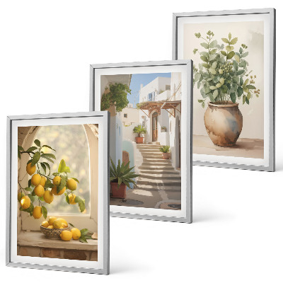 Billedvæg inspiration Citroner i en plantevase