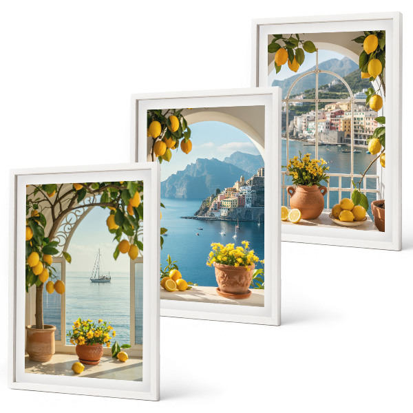 Billedvæg inspiration Havby citroner blomster