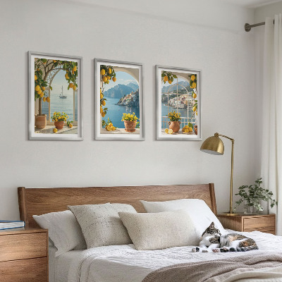 Billedvæg inspiration Havby citroner blomster
