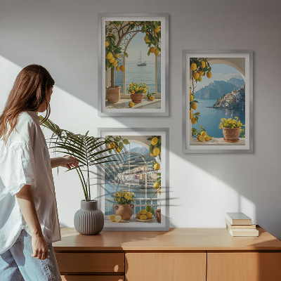 Billedvæg inspiration Havby citroner blomster