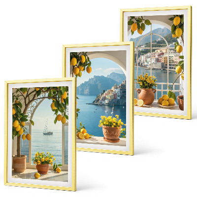 Billedvæg inspiration Havby citroner blomster