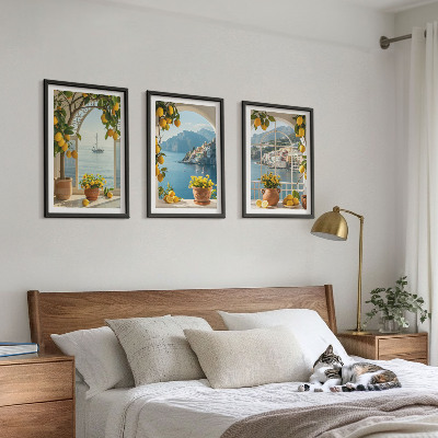 Billedvæg inspiration Havby citroner blomster
