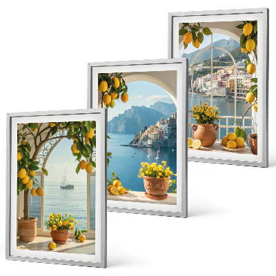 Billedvæg inspiration Havby citroner blomster