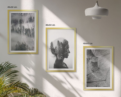 Billedvæg inspiration skov tåge portræt træ mælkebøtte