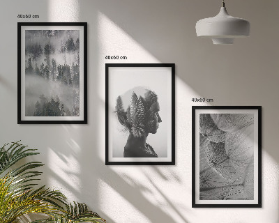 Billedvæg inspiration skov tåge portræt træ mælkebøtte