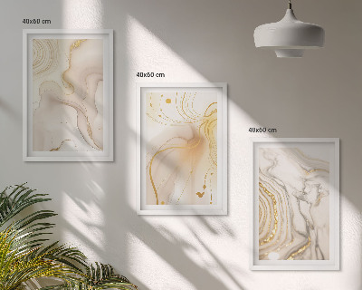 Billedvæg inspiration Subtile abstrakte mønstre