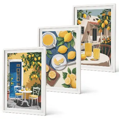 Terrasse Sol Lemonade billedvæg inspiration