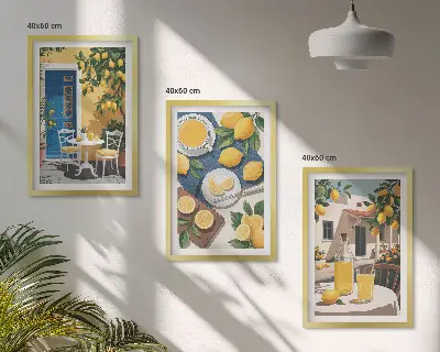 Terrasse Sol Lemonade billedvæg inspiration