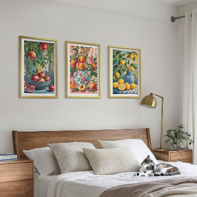 Billedvæg inspiration Frugtsammensætninger af granatæbler