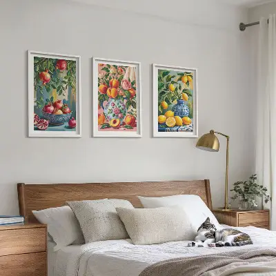 Frugtsammensætning af granatæbler billedvægs-inspiration