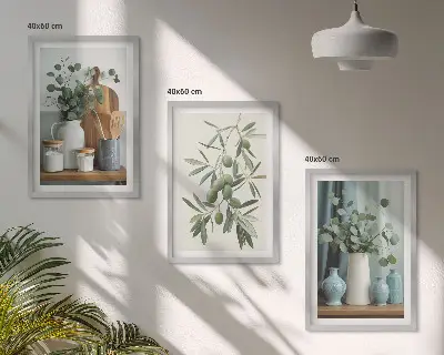 Sengesæt til soveværelset i farven grønne oliven eukalyptus