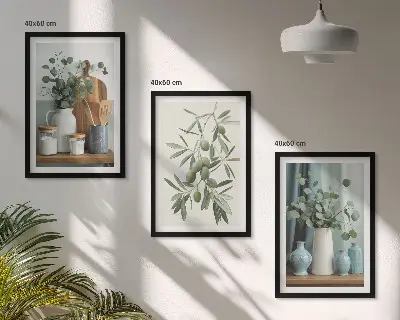 Sengesæt til soveværelset i farven grønne oliven eukalyptus