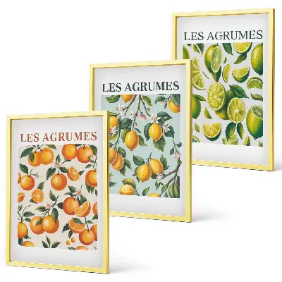Sengesæt til soveværelset med frugtagtige citrus-pastelmønstre