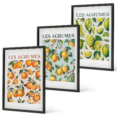 Sengesæt til soveværelset med frugtagtige citrus-pastelmønstre