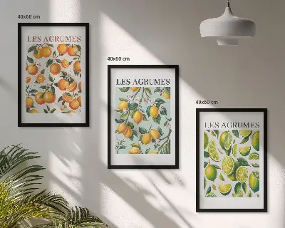 Sengesæt til soveværelset med frugtagtige citrus-pastelmønstre