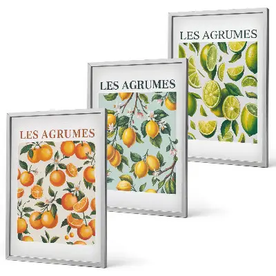 Sengesæt til soveværelset med frugtagtige citrus-pastelmønstre