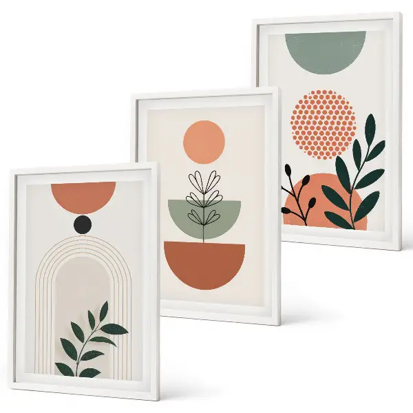 Sengesæt med plantemotiver moderne design til soveværelset