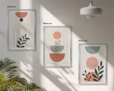 Sengesæt med plantemotiver moderne design til soveværelset