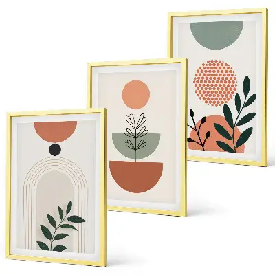 Sengesæt med plantemotiver moderne design til soveværelset