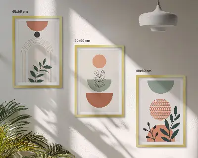Sengesæt med plantemotiver moderne design til soveværelset