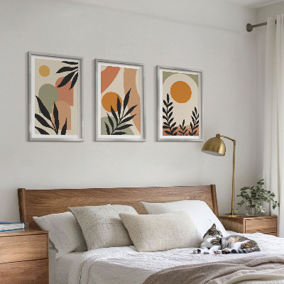 Billedvæg inspiration Abstrakte planteformer