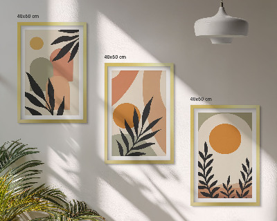 Billedvæg inspiration Abstrakte planteformer