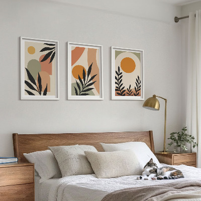 Billedvæg inspiration Abstrakte planteformer