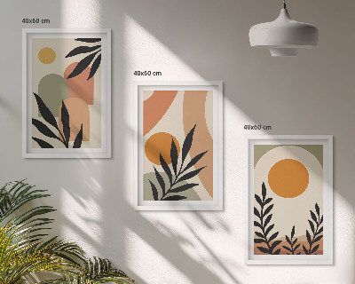 Billedvæg inspiration Abstrakte planteformer