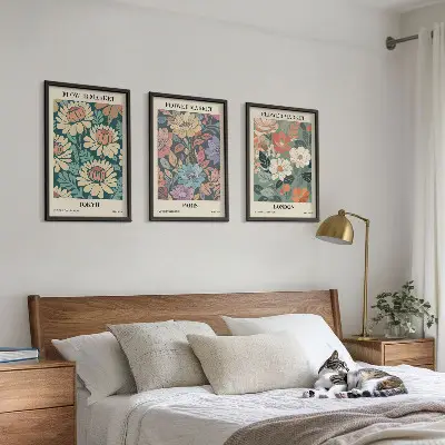 Blomsterplakater med inspiration fra Tokyo, Paris og London
