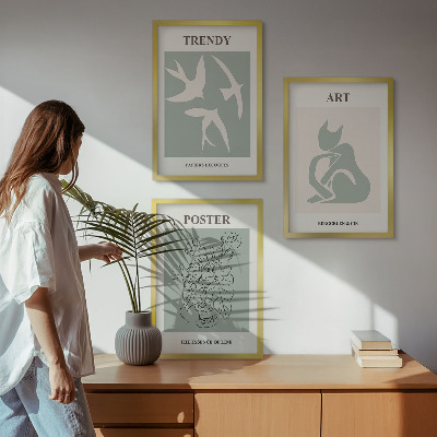 Billedvæg inspiration Matisses stilfulde illustrationer