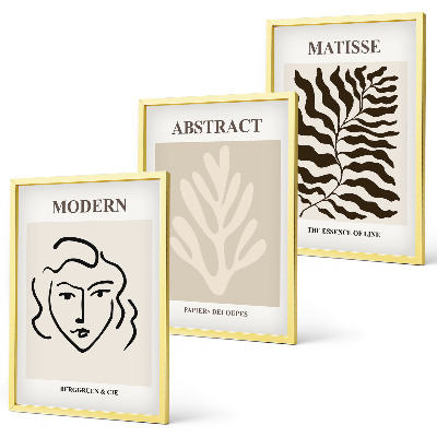 Billedvæg inspiration Ansigtsblade kunst Matisse