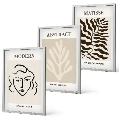 Matisse ansigtsblade kunst billedvæg inspiration