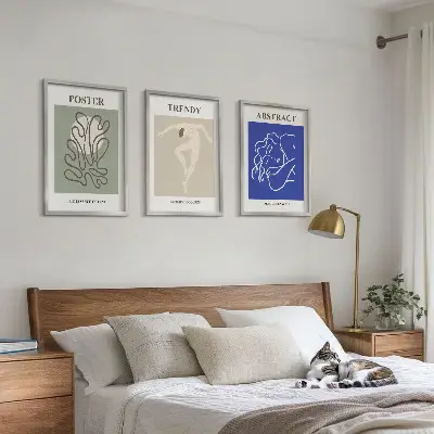 Henri Matisse pastelgrafik billedsæt til soveværelset