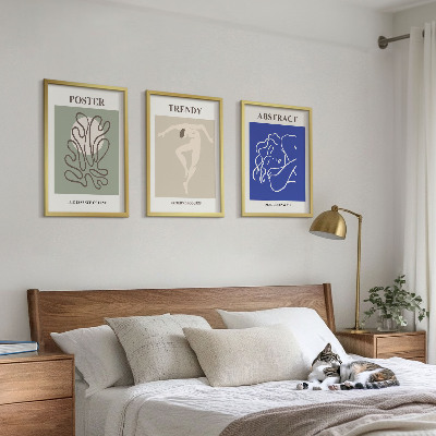 Billedsæt til soveværelset Henri Matisse pastelgrafik